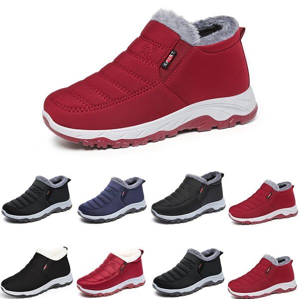 Color: Black - Size: Eur 43 - keep warm casual shoes for mens womens winter boots snow thick shoe outdoor sports running shoe traines sneakers 2025 new