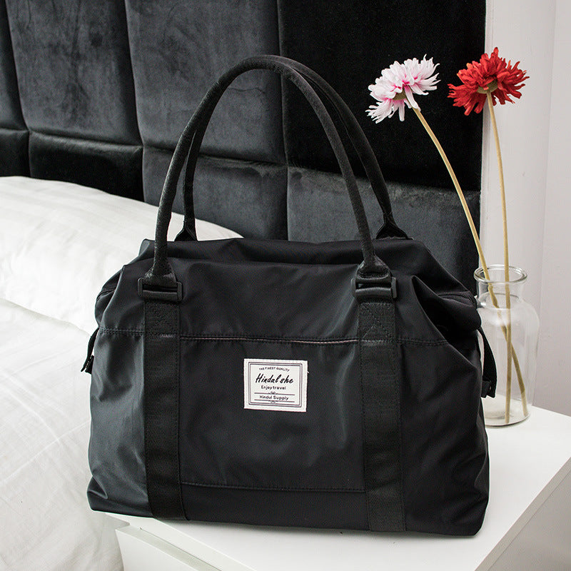 Color: Black, Size: S - Short-distance Net Red Travel Bag Female Nylon Anti