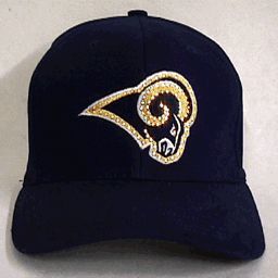 Los Angeles Rams Flashing Fiber Optic Cap