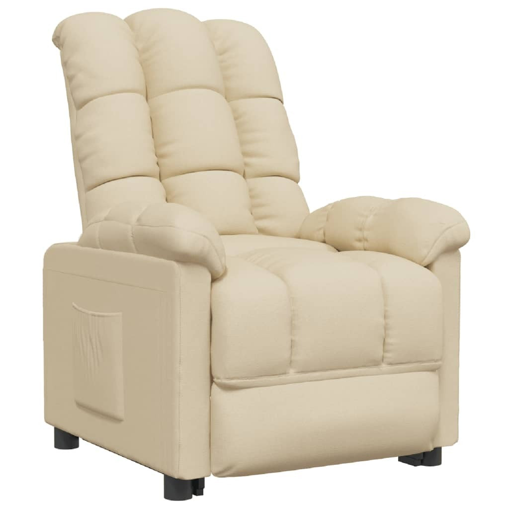 Recliner Cream Fabric