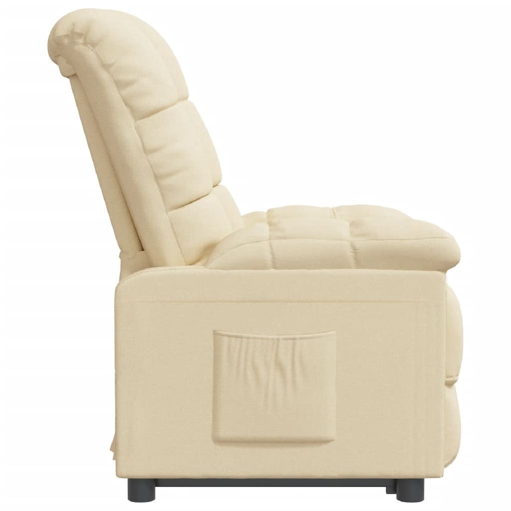 Recliner Cream Fabric