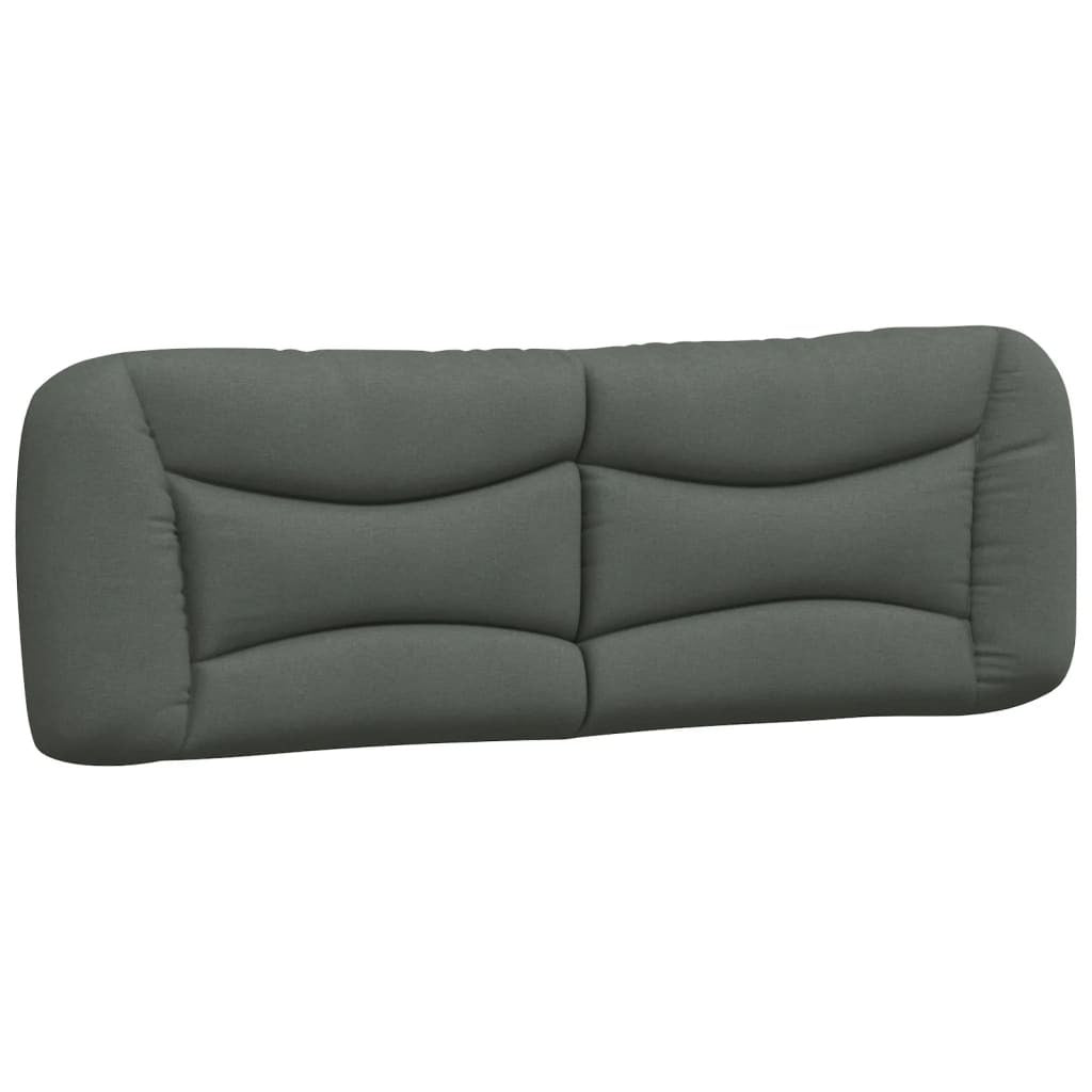 Headboard Cushion "Hvar" Dark Gray 60.2" Fabric