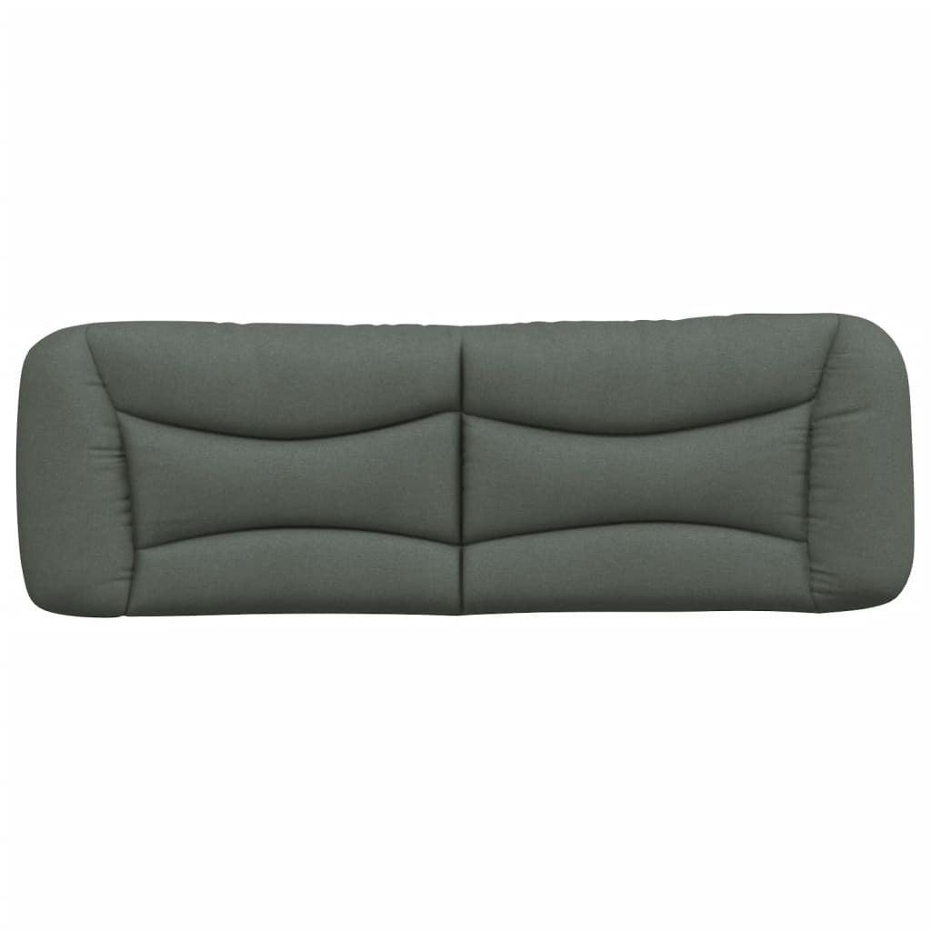 Headboard Cushion "Hvar" Dark Gray 60.2" Fabric