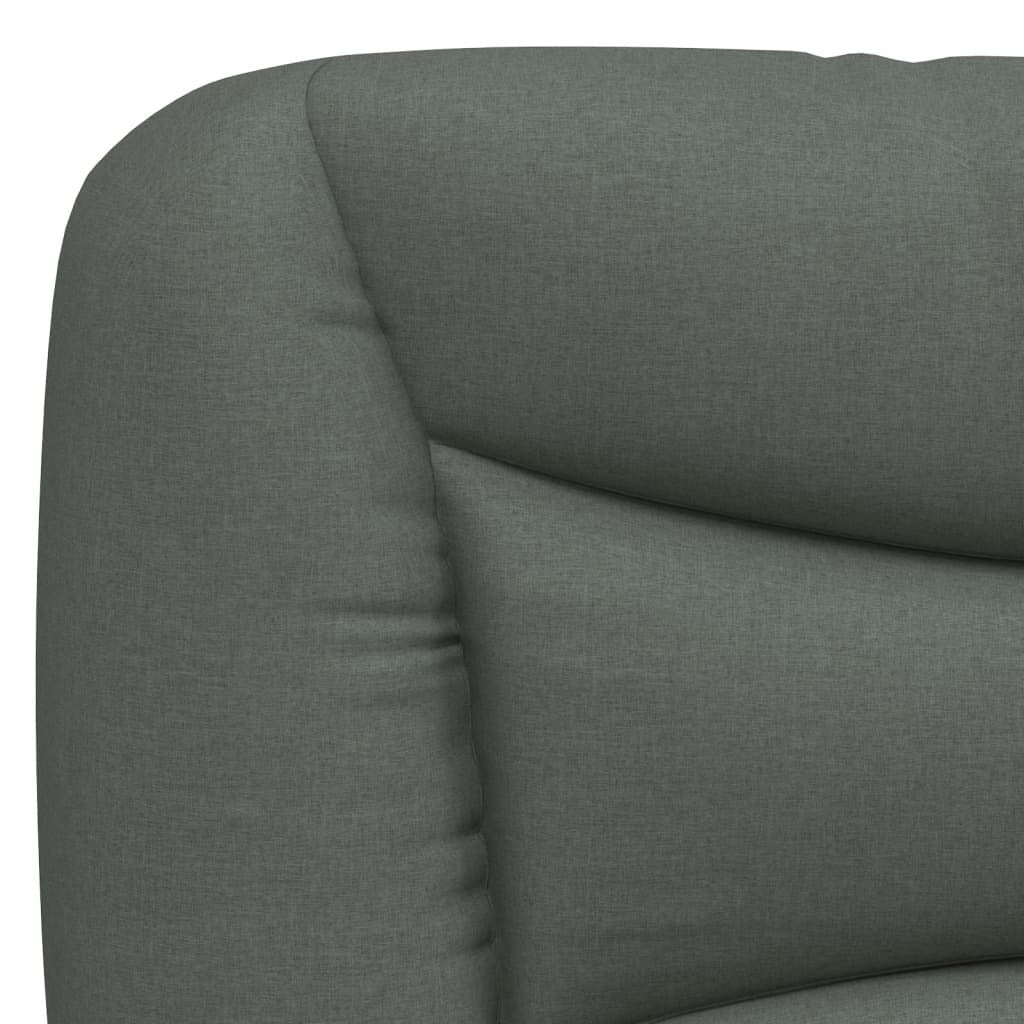 Headboard Cushion "Hvar" Dark Gray 60.2" Fabric