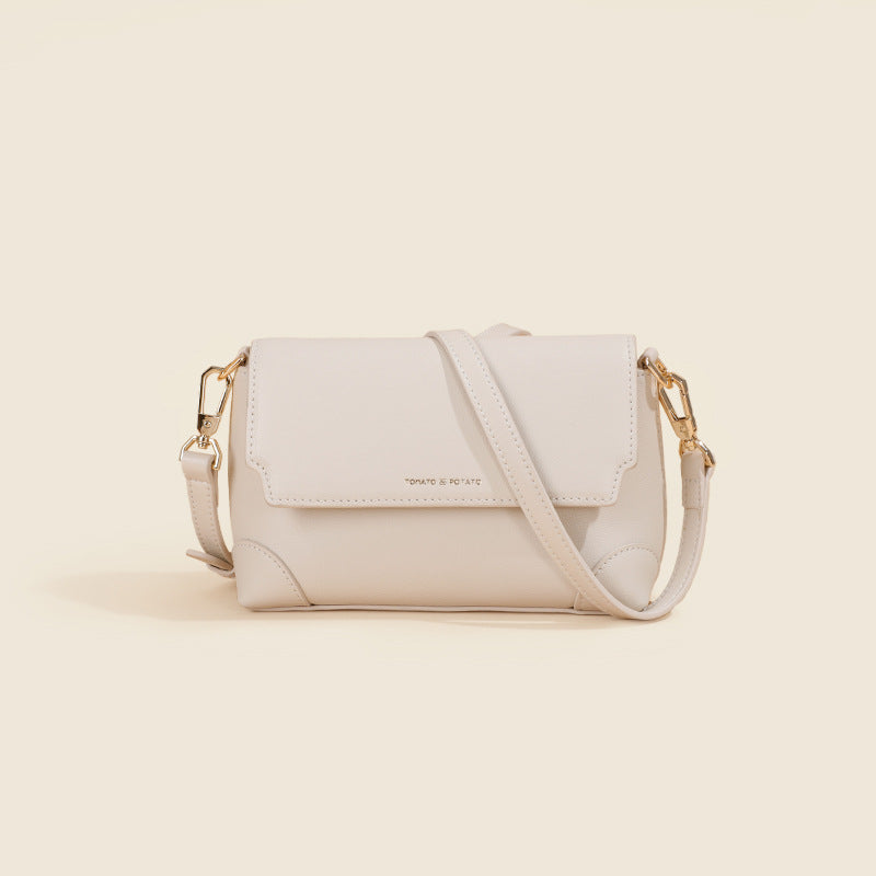 Color: Beige, Please Input: Small Size - New High-grade Exquisite Spring Style Women's All-match Small Square Bag