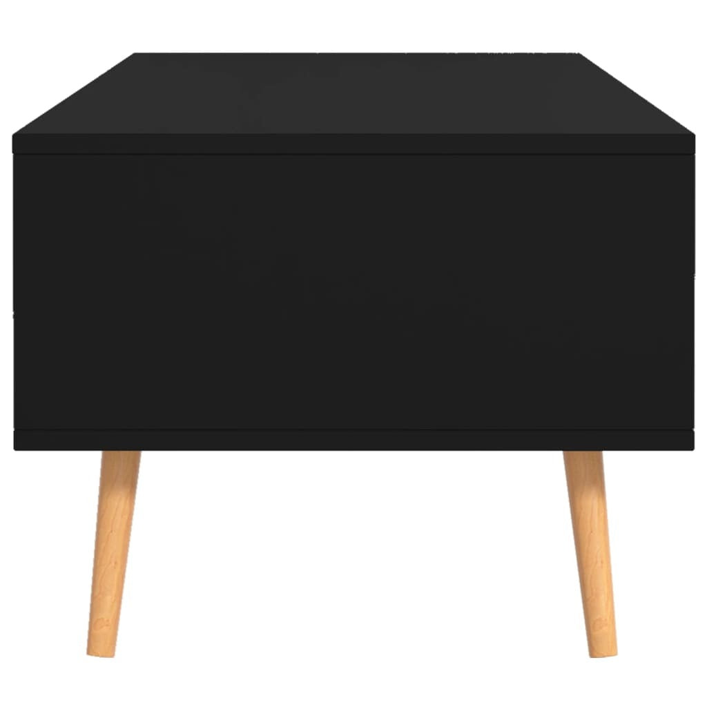 Coffee Table Black 39.4"x19.5"x16.9" Engineered Wood