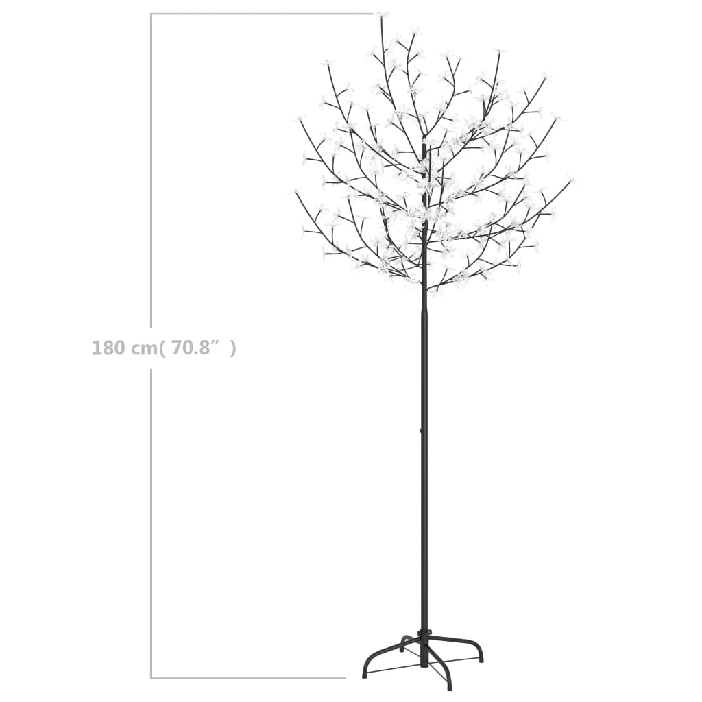 Christmas Tree 200 LEDs Warm White Light Cherry Blossom 6 ft