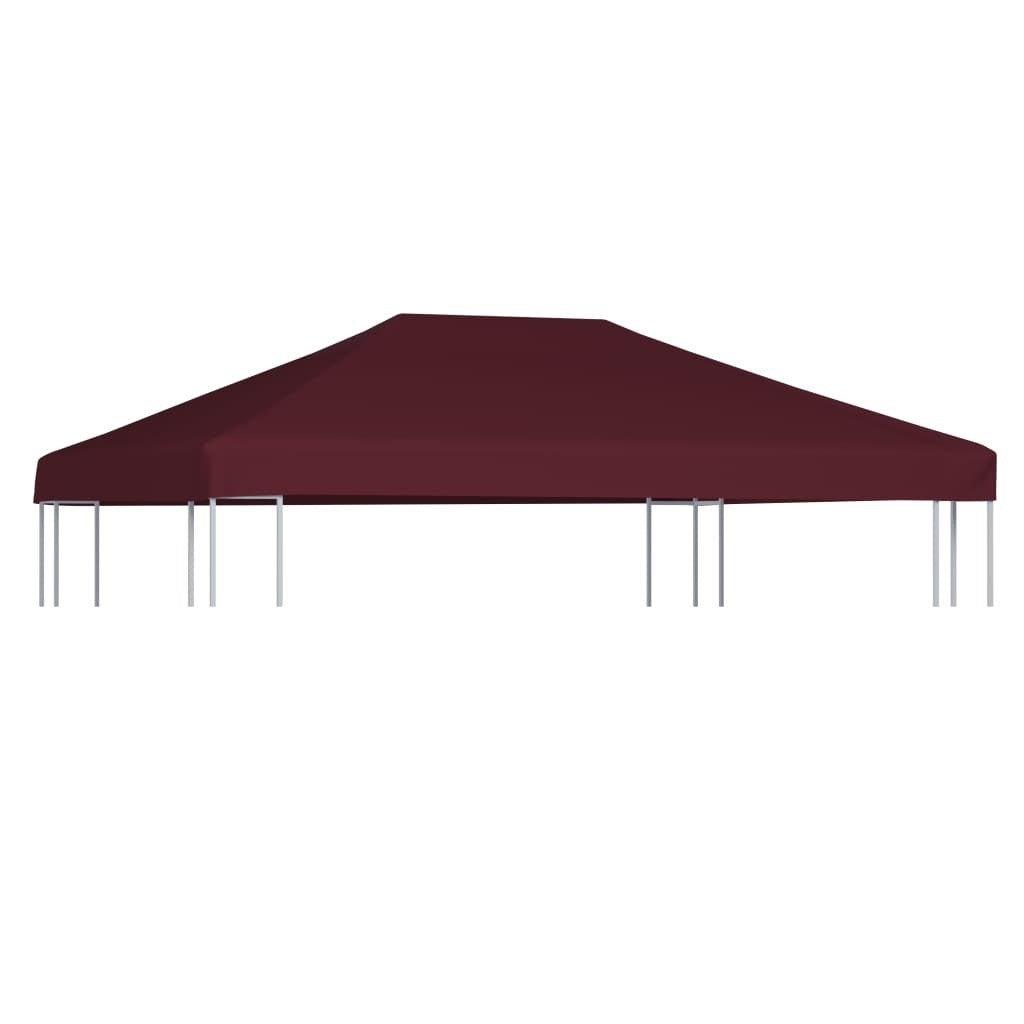 Gazebo Top Cover 9.1 oz/yd 9.8'x13.1'Bordeaux