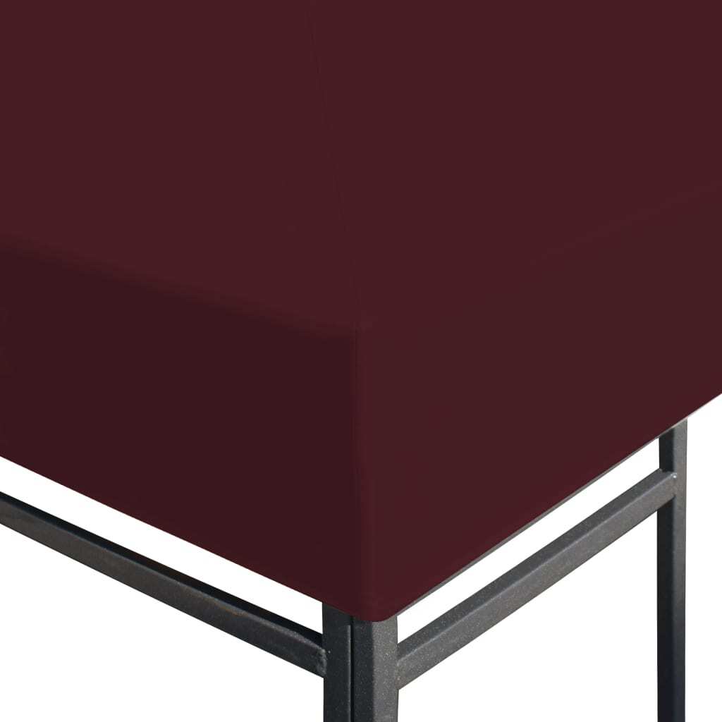 Gazebo Top Cover 9.1 oz/yd 9.8'x13.1'Bordeaux