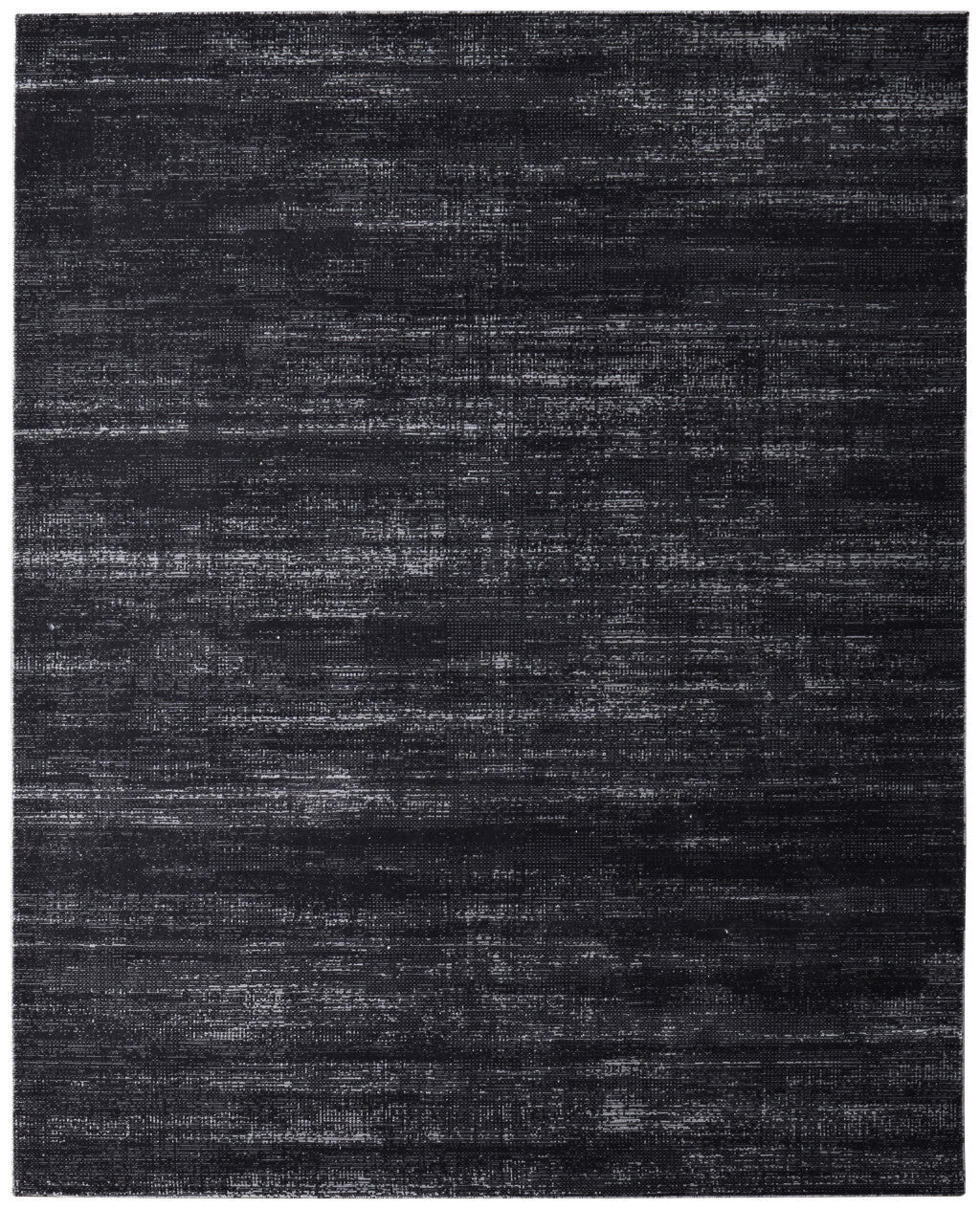 8' X 10' Black and Gray Power Loom Area Rug