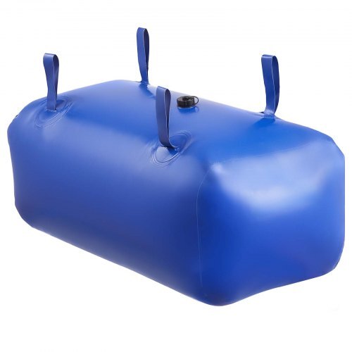 Water Storage Bladder 30 Gallon Large Capacity Water Bag, Portable & Collapsible Soft Waters Container, Leakproof & Tear-Resistant PVC Emergency Waters Storage Tank for RV Truck & Outdoor Use