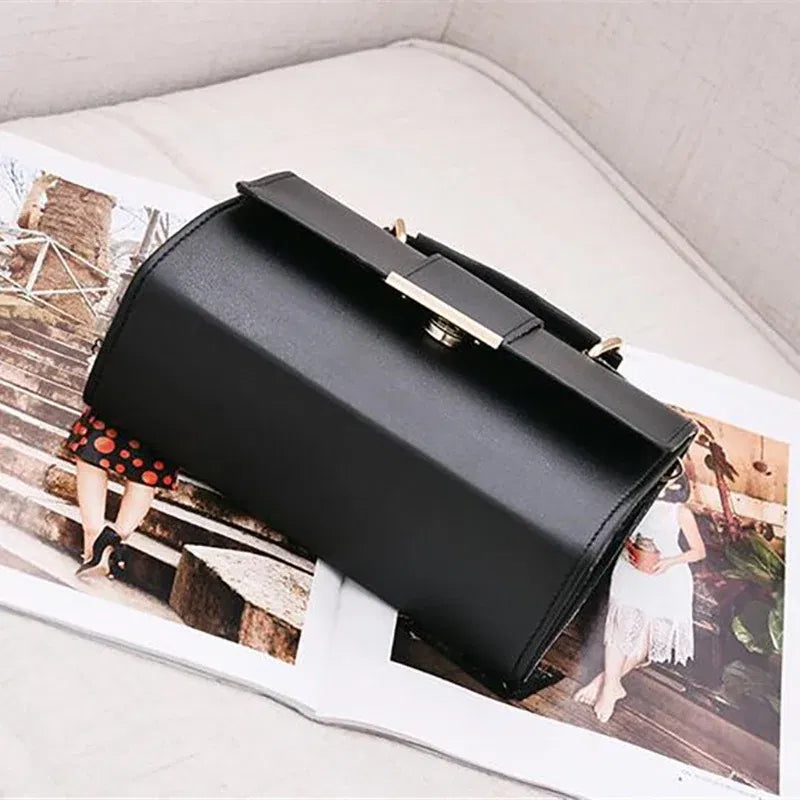 Color: MULTI, Size: S - Hot Sale Flap Sling Shoulder Bags for Women Solid Color Crossbody Messenger Bag Purse Female Leather Handbag Pocket