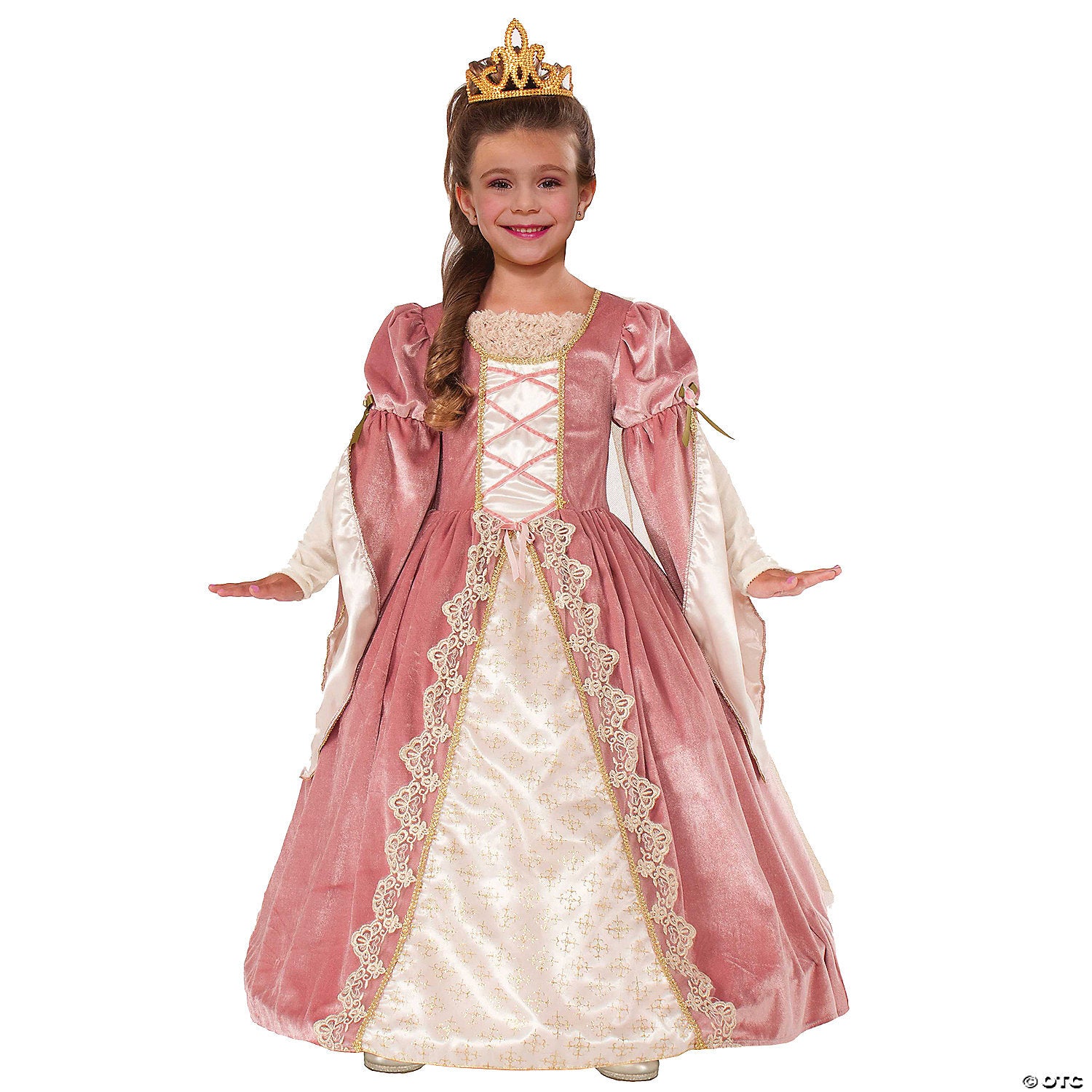 Girl s Victorian Rose Costume Large 1214