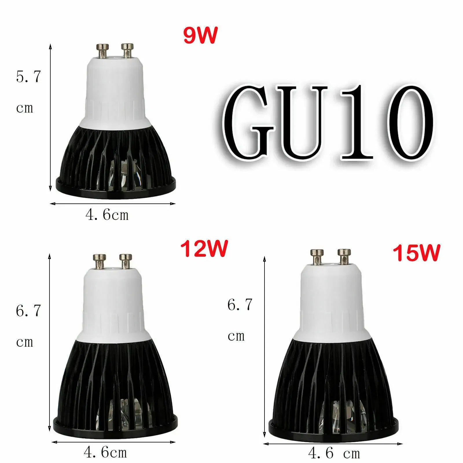 Emitting Color: Green, Number of LED Chip: 6 pcs, Wattage: 3w - Colorful Dimmable LED Spotlight Bulbs GU10 MR16 E27 E14 B22 15W 12W 9W 110V 220V DC 12V Lamp Red Yellow Blue Green Purple