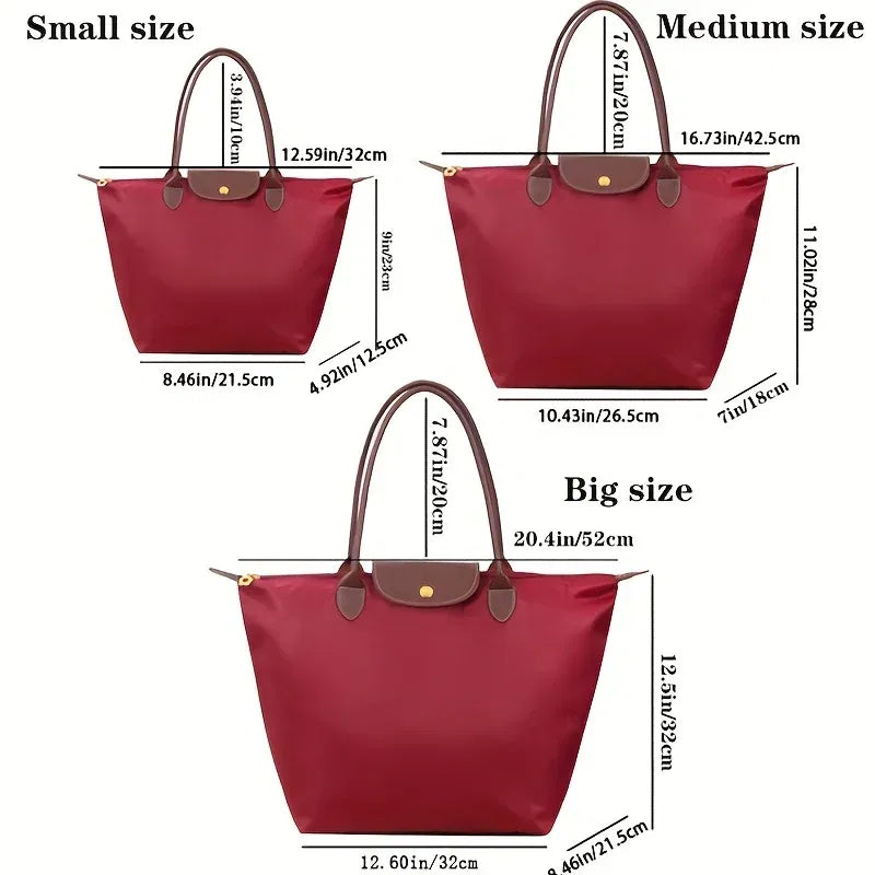 Color: PURPLE, Size: S - Women Handbag Tote Bag Nylon Dumpling Bags Ladies Large Capacity Shoulder Bags Handbag Waterproof Travel Beach Bag Shopping Bag