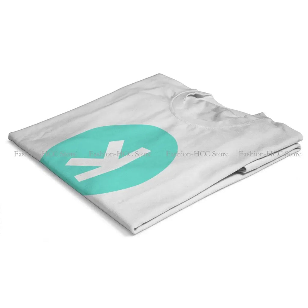 Color: WHITE, Size: M - Kaspa Kas Special Polyester TShirt Bitcoin Top Quality New Design Gift Clothes  T Shirt Stuff