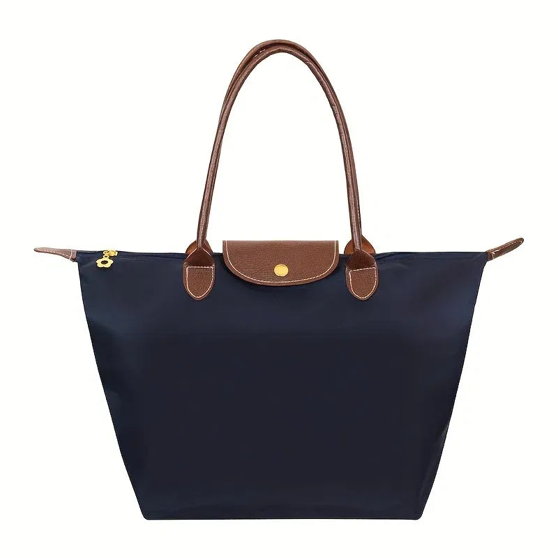 Color: Coffee, Size: M - Women Handbag Tote Bag Nylon Dumpling Bags Ladies Large Capacity Shoulder Bags Handbag Waterproof Travel Beach Bag Shopping Bag