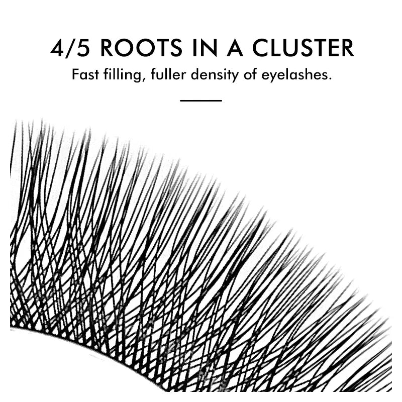 Color: Brushed Chrome, Curl: LU, Thickness: 0.07mm, Length: 8mm - NATUHANA W-Shaped 4D 5D Volume Eyelash Extensions Premade Volume Fans W Shape Lashes Natural Soft False Eyelashes for Makeup
