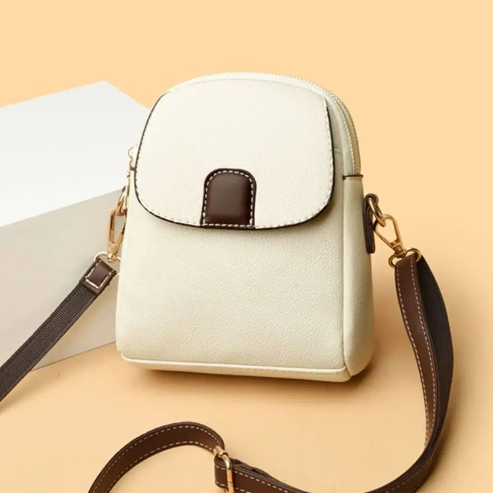 Color: Blue - Mini Square Bags Bag Versatile Crossbody Shoulder Bag Casual Trendy Leather Bag Cellphone Bag for Women Girl