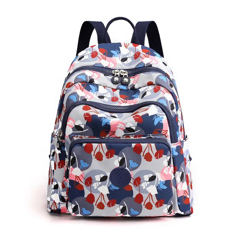 Color: green - Printing Backpack for Women Travel High Capacity Waterproof College Backpack Trendy Women Laptop School Bags Cute Girl