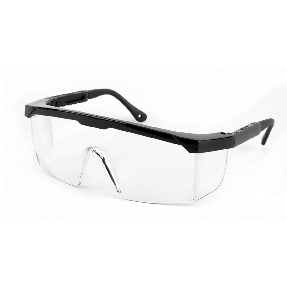 Sellstrom Safety Glasses - Sebring Safety Glasses - Black - Clear Lens - Hard Coated