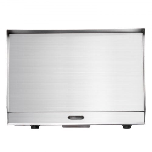 Commercial Electric Griddle, 25.79 x 15.75 inch, 2800W, 122-570?F Adjustable Temp Control, Stainless Steel Body, Full Flat, with 2 Spatulas, 2 Brushes, and 4 Foot Pads, for Steak, Pancake