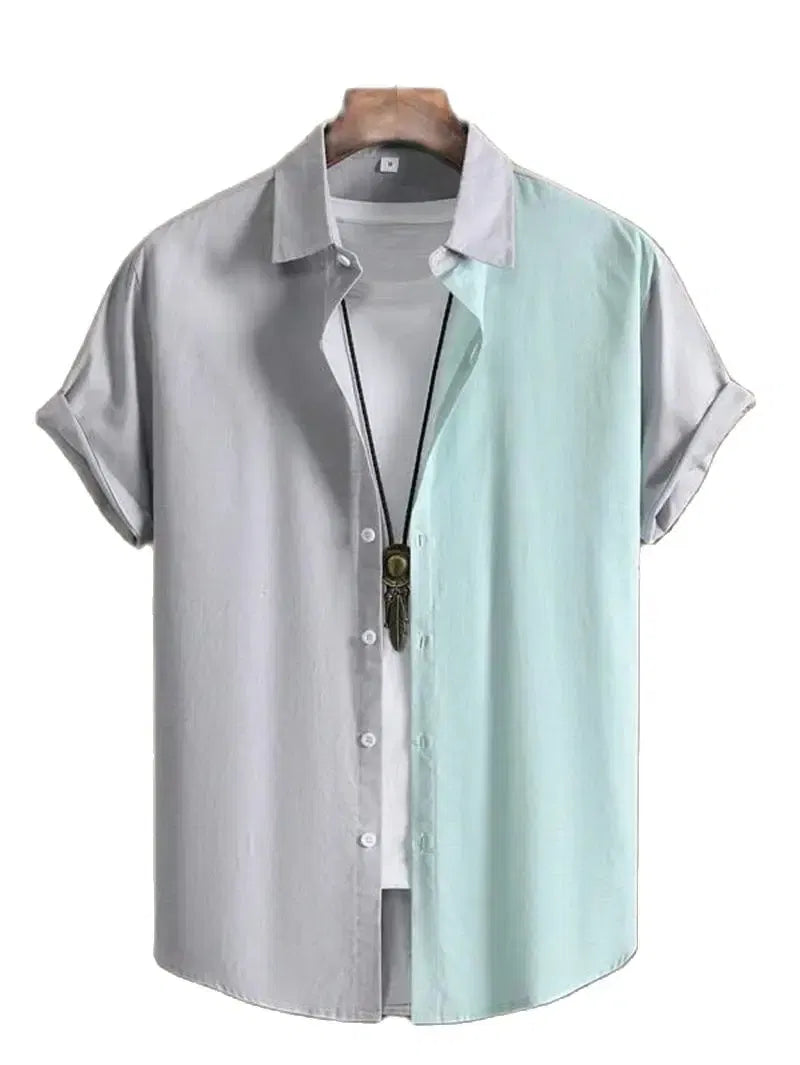 Color: black, Size: 5XL - Alternating Striped men's Shirts Summer Minimalist Shirts Beach Casual Style Short Sleeved Shirt Men's Hawaii Vacation Shirt
