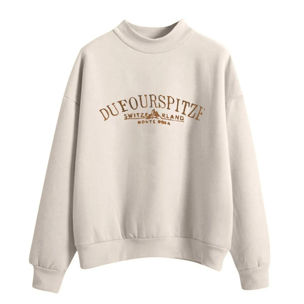 Color: Beige, Size: L, Ships From: france - Women'S Sweatshirt Pullover Graphic Letters Print Casual Sports Active Streetwear 3d Print Sweatshirts Fitted Jacket With Hood