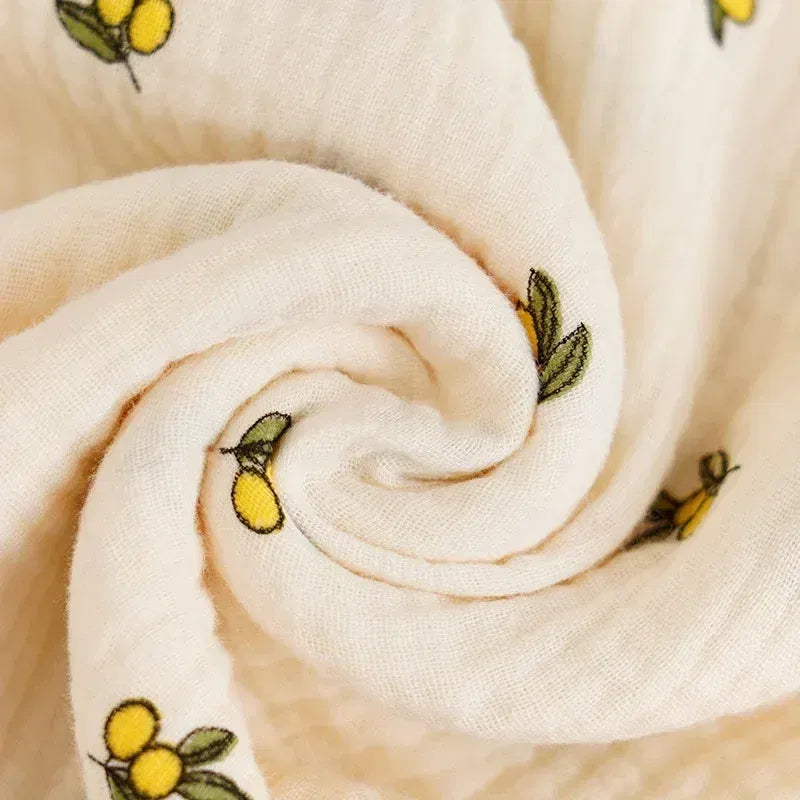 Color: Red, Size: Option 1 - Baby Blanket Newborn Muslin Swaddle 2 Layer Cotton Bath Towel Summer Stroller Cover Wrap Gauze Toddler Sleep Blanket Baby Items