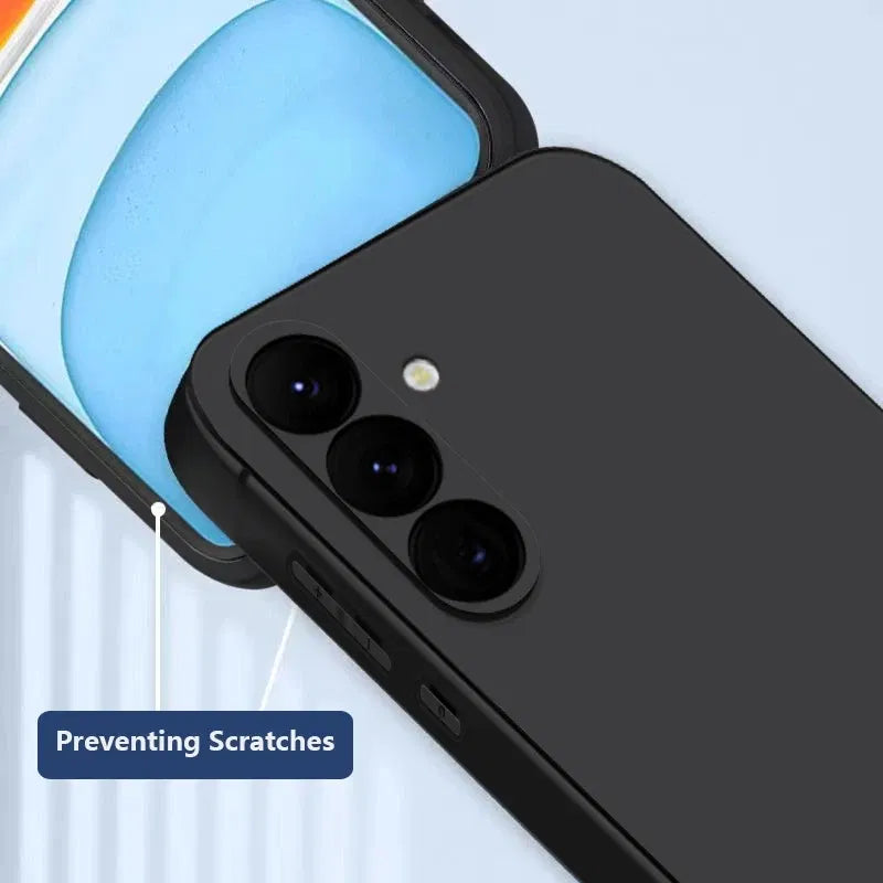 Material: PVC, Color: black - Soft Silicone Lanyard Case For Samsung Galaxy S23 S24 S25 Ultra S23 S24 FE A56 A55 A53 A54 A35 A36 A15 A16 A25 5G Phone Cover