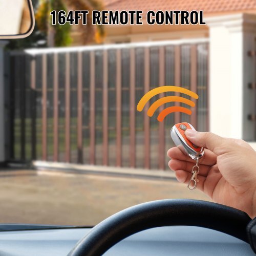 Sliding Gate Opener Remote, 131 ft Range, 4-Button Automatic Gate Opener Remote, Remotes for Garage Door Openers, Multi-Code Electric Rolling Driveway-Gate Closer Smart Key Security Kit