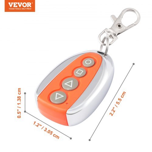 Sliding Gate Opener Remote, 131 ft Range, 4-Button Automatic Gate Opener Remote, Remotes for Garage Door Openers, Multi-Code Electric Rolling Driveway-Gate Closer Smart Key Security Kit