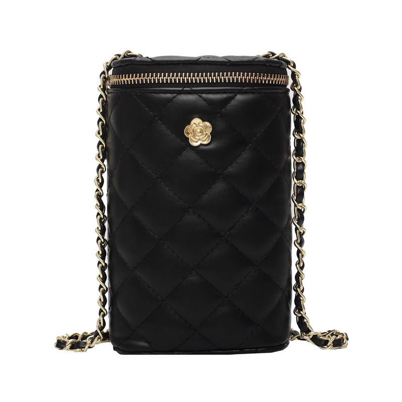 Fashion Rhombic Chain Messenger Bag Korean Version Of All-match Ladies