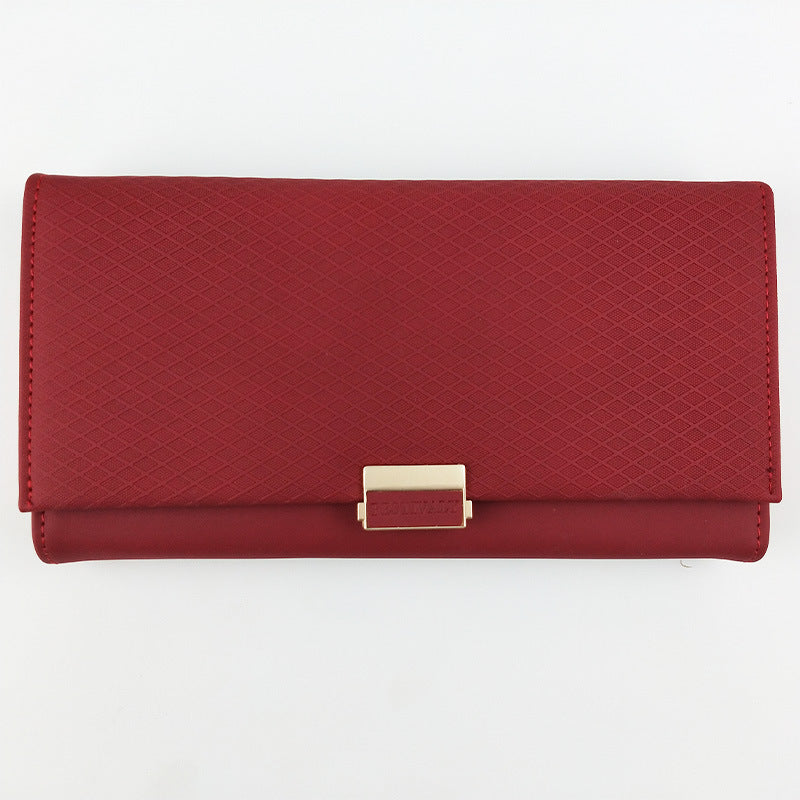 Korean Version Of The Clutch Bag, New Creative Three-folding Coin Purse