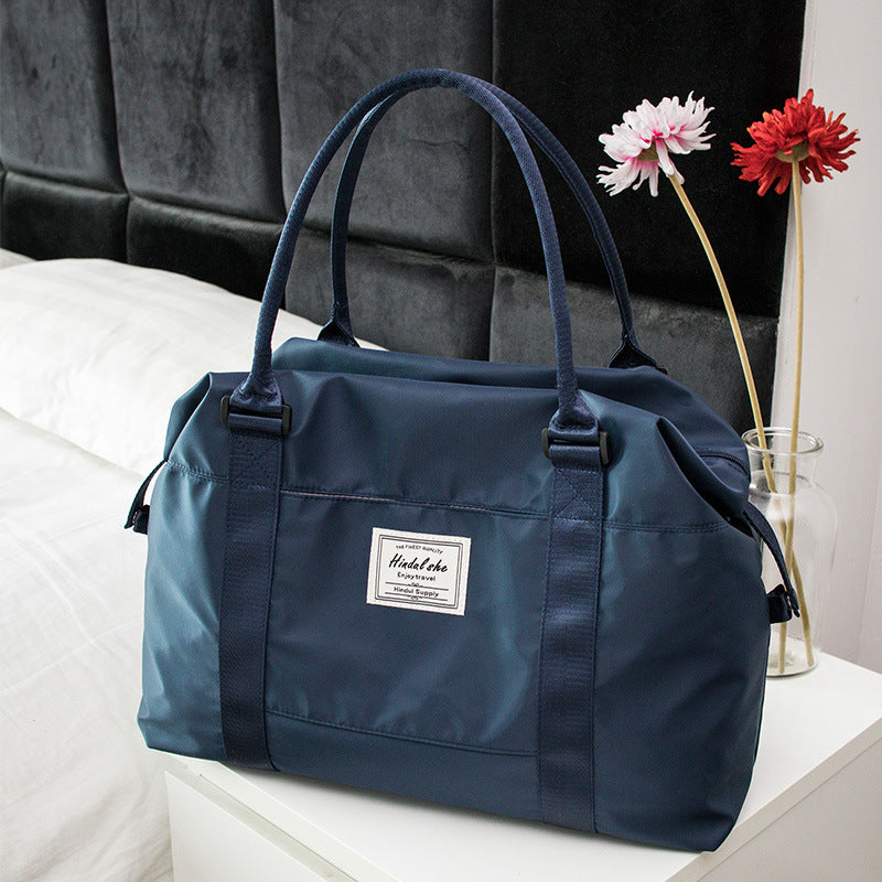Color: Blue, Size: M - Short-distance Net Red Travel Bag Female Nylon Anti